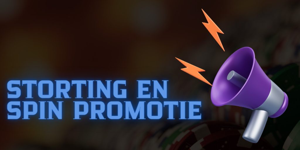 Promotie voor account replenishment en spins